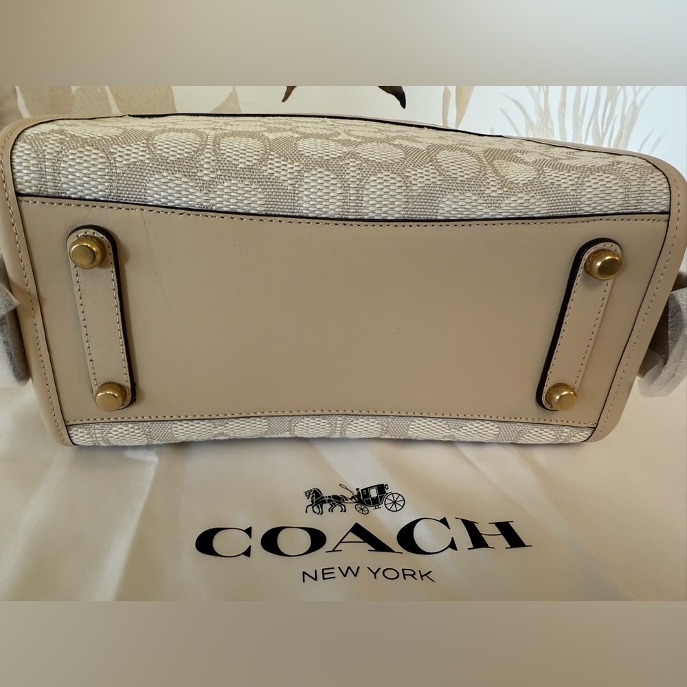 NWT Coach Jacquard Rogue 25 Chalk & Ivory - Picture 6 of 13
